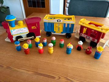 Fisher Price Circus Train 991 - Vintage Treinset beschikbaar voor biedingen