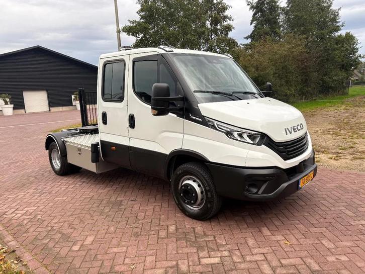 Iveco Daily 72 C18 Hi Matic automaat be trekker C1 rijbewijs, Auto's, Bestelauto's, Bedrijf, Achteruitrijcamera, Adaptive Cruise Control