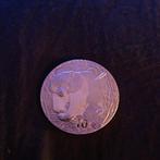 Panda munt 2001,ZELDZAAM! 1troy once  zilver, Zilver, Overige landen, Losse munt, Overige waardes