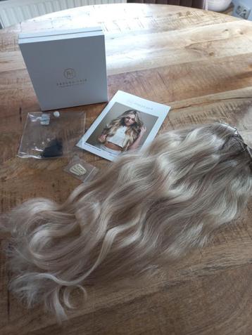 Clip-in human hair Zascha 50 cm/160 gr. Rooted misty morning beschikbaar voor biedingen