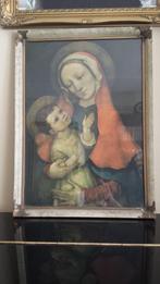 Maria 1941 kleurenprent afbeelding groot ingelijst prent, Ophalen, Gebruikt, Kaart of Prent, Christendom | Katholiek