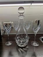 Wedgwood Toscane 4 Wijnglazen + Karaf, Huis en Inrichting, Keuken | Servies, Glas of Glazen, Ophalen of Verzenden, Wedgwood, Glas