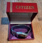 Citizen Quarz Crystron LC horloge, incl Citizen rvs band 70s, Sieraden, Tassen en Uiterlijk, Horloges | Heren, Gebruikt, Ophalen of Verzenden