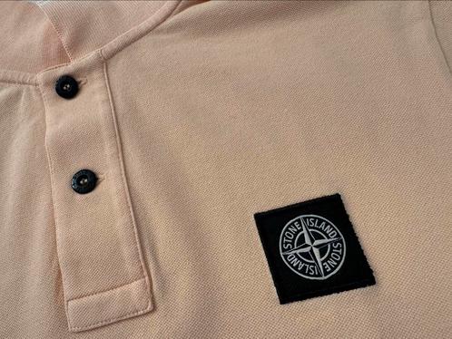 100% Stone Island polo mt S Small oranje, Kleding | Heren, Polo's, Zo goed als nieuw, Maat 46 (S) of kleiner, Oranje, Ophalen