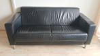 Leren 3 zits bank, zwart., Ophalen, Gebruikt, 150 tot 200 cm, Driepersoons