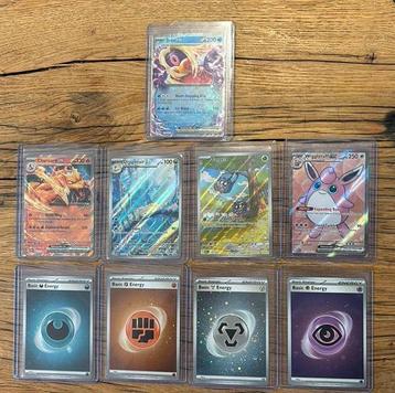 151 en brilliant stars hits oa vaporeon, flareon en raichu beschikbaar voor biedingen