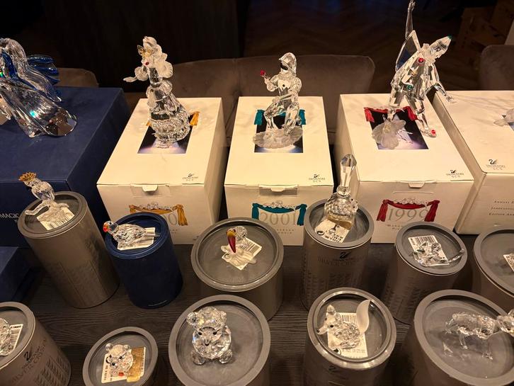 Swarovski Beelden Collectie - Diverse Jaarstukken, Verzamelen, Swarovski, Zo goed als nieuw, Figuurtje, Ophalen