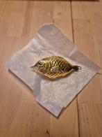 Antieke Gouden Vis Kerstbal Glas, Ophalen