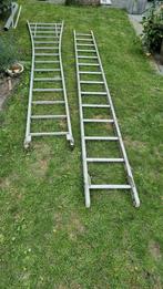 Aluminium ladder, Doe-het-zelf en Verbouw, Ophalen, Gebruikt, Ladder, 4 meter of meer