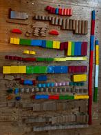 Grote verzameling houten blokken - 265 stuks, Kinderen en Baby's, Speelgoed | Bouwstenen, Ophalen, Gebruikt, Overige merken