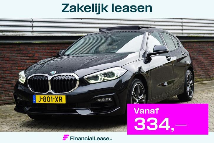BMW 1-serie 118i 140PK Sport-line/Panodak/Camera/ParkingPack, Auto's, BMW, Bedrijf, Lease, Financial lease, 1-Serie, ABS, Achteruitrijcamera