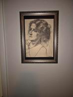 PORTRET MIEP JANSSEN DOOR JAN TOOROP, Ophalen of Verzenden