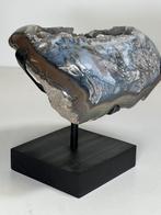 Agaat op voet 20 cm hoog, Ophalen of Verzenden, Mineraal