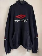 Balenciaga 3B Sports Icon Hoodie Zwart Oversized Maat 4, Zwart, Ophalen of Verzenden, Balenciaga, Maat 56/58 (XL)