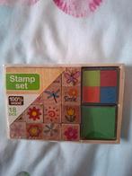 Nieuwe stempelset met inkt, Hobby en Vrije tijd, Stempelen, Ophalen of Verzenden, Nieuw