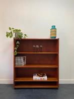Vintage Deense boekenkast van teakhout, Ophalen, Vintage Deens design, Gebruikt, 100 tot 150 cm