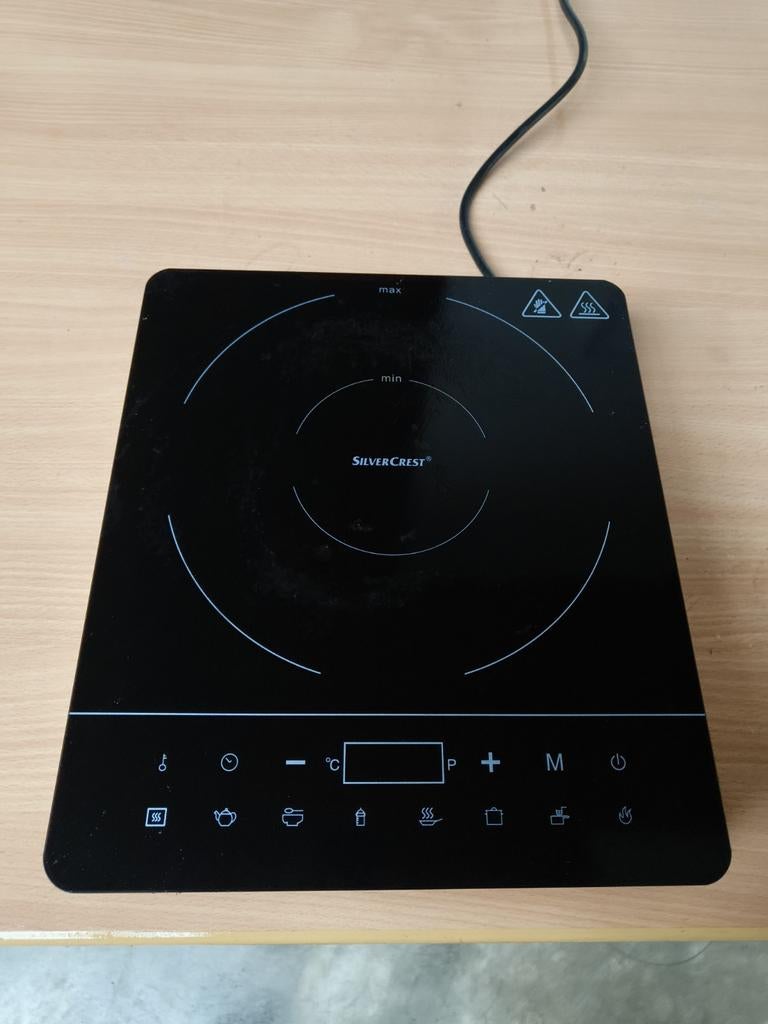 Inductie kookplaat - Silvercrest, Witgoed en Apparatuur, Kookplaten, Ophalen, Gebruikt, 3 kookzones of minder, Inductie
