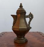 Nostalgische koperen schenkkan met deksel, Ophalen of Verzenden, Koper