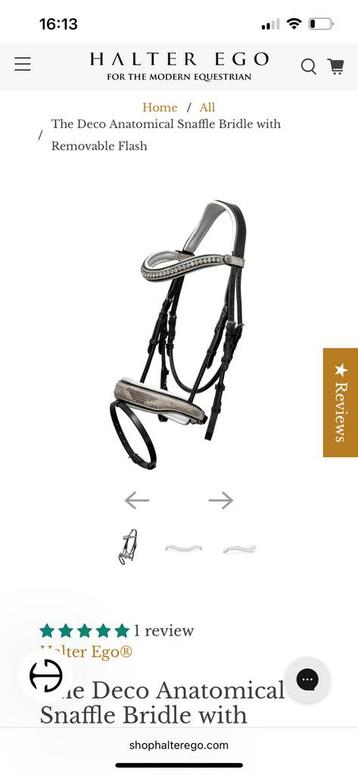 Hoofdstel Halter Ego maat full nieuw beschikbaar voor biedingen