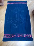 Badlaken met maritieme onderwerpen., Huis en Inrichting, Badkamer | Badtextiel en Accessoires, Ophalen of Verzenden, Gebruikt