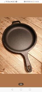 Gietijzeren Koekenpan - Keij Cast, Huis en Inrichting, Keuken | Potten en Pannen, Gebruikt, Gietijzer, Ophalen of Verzenden, Keramische plaat