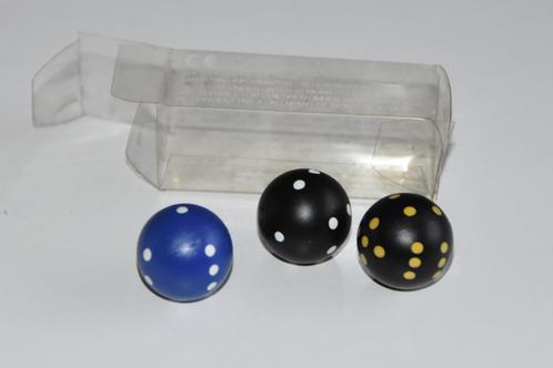 3 ronde dobbelstenen dobbelsteen Nieuw, Hobby en Vrije tijd, Gezelschapsspellen | Bordspellen, Nieuw, Ophalen of Verzenden