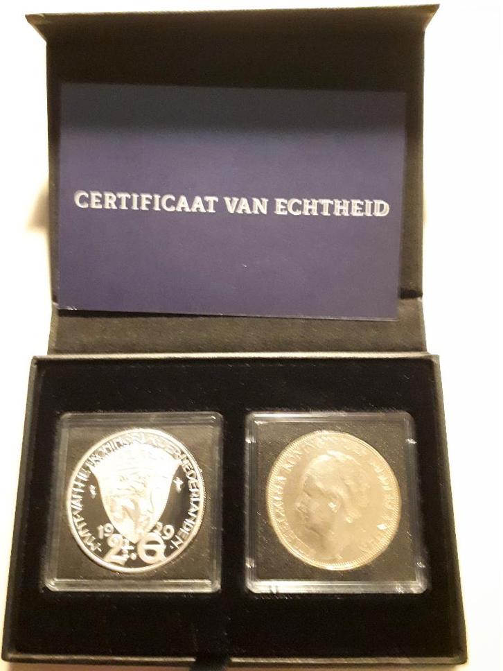 Wilhelmina Rijksdaalder Muntset 1929, Postzegels en Munten, Munten | Nederland, Koningin Beatrix, Zilver, Verzenden