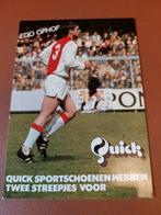 spelerskaart ajax 1982 edo ophof quick, Ophalen of Verzenden, Zo goed als nieuw, Ajax, Spelerskaart
