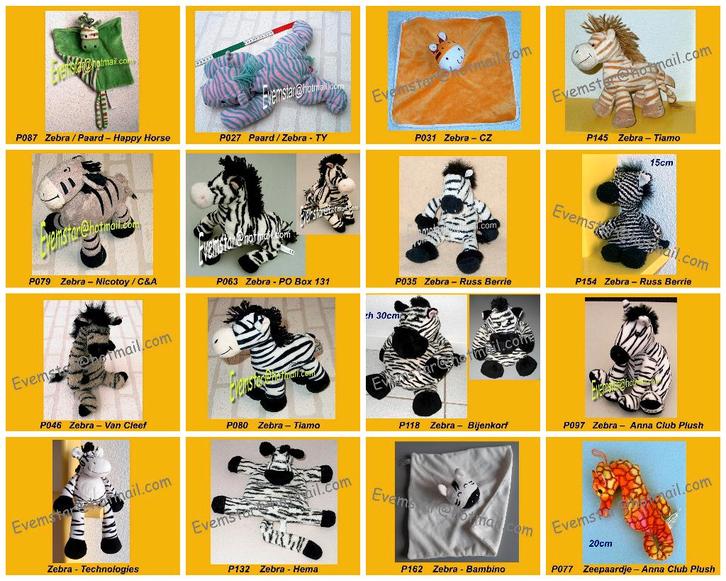 Zebra Happy Horse Ty CZ Amtoys Tiamo Hema Bijenkorf ea, Kinderen en Baby's, Speelgoed | Knuffels en Pluche, Zo goed als nieuw