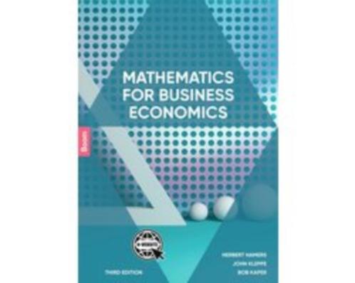 Mathematics for Business Economics 9789024428427, Boeken, Studieboeken en Cursussen, Zo goed als nieuw, HBO, Beta, Verzenden
