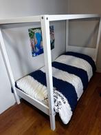 Wit hemelbed kind van Ikea inclusief matrasje, Ophalen, 70 tot 85 cm, Zo goed als nieuw, Lattenbodem