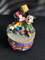 Muziekdoos Mickey Mouse, Verzamelen, Disney, Ophalen of Verzenden, Mickey Mouse, Zo goed als nieuw, Beeldje of Figuurtje