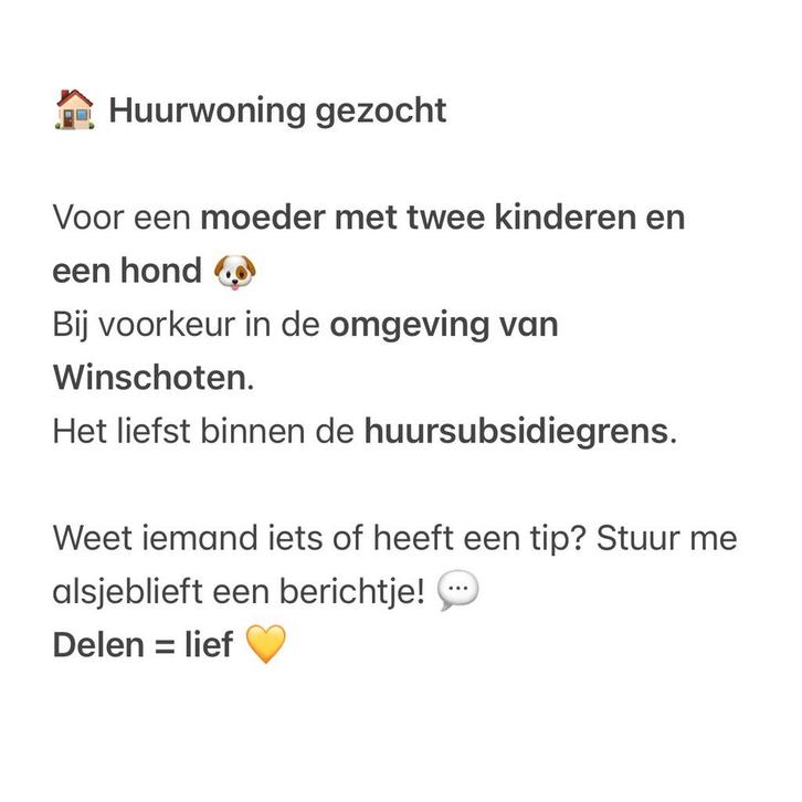 Huurwoningen gezocht, Huis en Inrichting, Woonaccessoires | Overige, Zo goed als nieuw, Ophalen