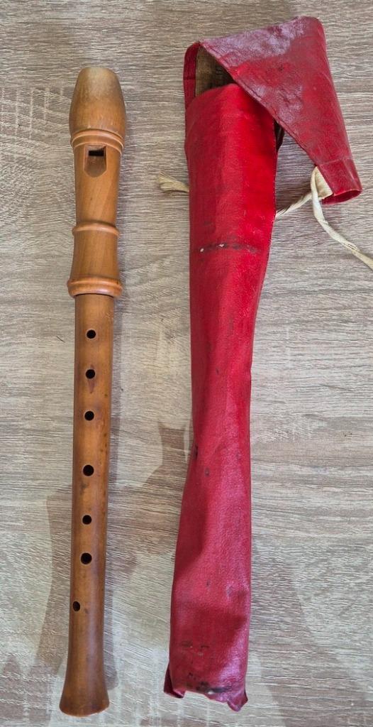 Blokfluit J.R. van der Veen., Muziek en Instrumenten, Blaasinstrumenten | Blokfluiten, Gebruikt, Overige typen, Ophalen of Verzenden
