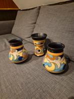 Set van 3 plateel vazen van Ola Huizen, Ophalen