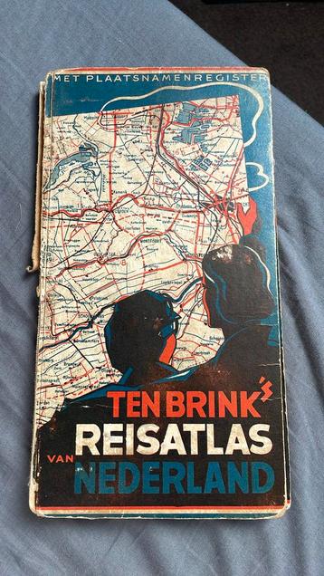 Ten Brinks reisatlas van Nederland beschikbaar voor biedingen