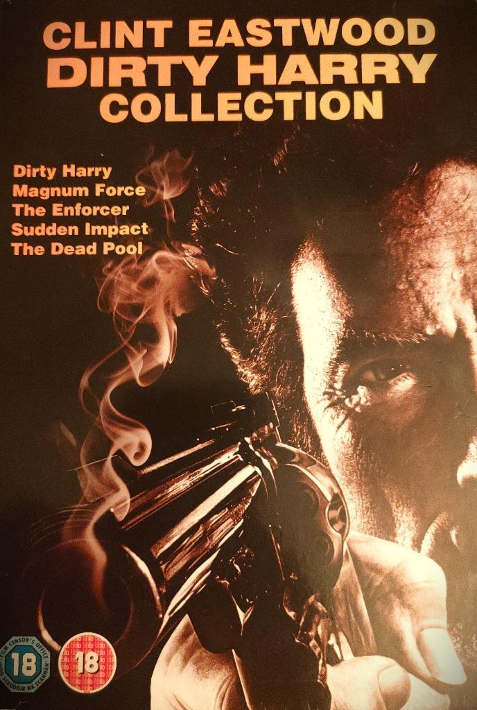 Clint Eastwood - Dirty Harry Collection (6 DVD box), Cd's en Dvd's, Dvd's | Actie, Zo goed als nieuw, Actie, Boxset, Vanaf 16 jaar
