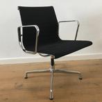 Vintage Vitra Eames Aluminium stoel 107 chroom, Huis en Inrichting, Stoelen, Ophalen, Gebruikt, Zwart, Nvt