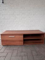 Japandi tv meubel twee stuks met kastdeurtjes en legplank, Ophalen, Japandi, Gebruikt, 200 cm of meer