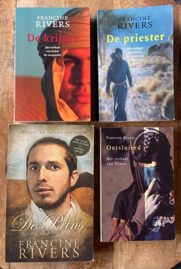 Francine Rivers - De Krijger, Priester, Prins, Ontsluierd, Ophalen of Verzenden, Gelezen, Christendom | Protestants