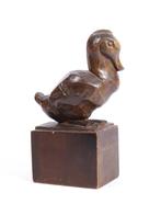 Art Deco Sculptuur Eend, Ophalen of Verzenden