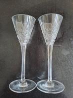 Kristallen glaasjes waaier  motief, Antiek en Kunst, Antiek | Glas en Kristal, Ophalen of Verzenden