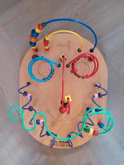 Educo Kuling Kralenspiraal Gezicht, Kinderen en Baby's, Speelgoed | Educatief en Creatief, Gebruikt, Ontdekken, Ophalen of Verzenden