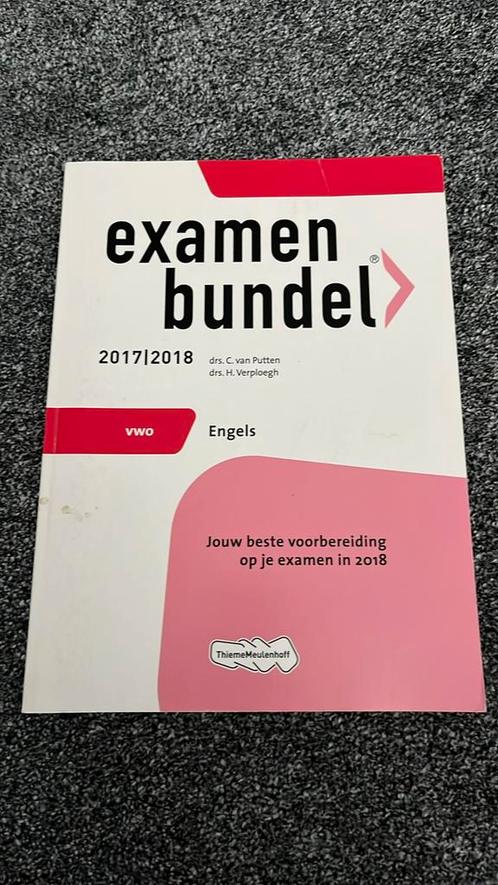C. van Putten - Examenbundel VWO Engels 2017/2018, Boeken, Schoolboeken, Zo goed als nieuw, Nederlands, VWO, Ophalen of Verzenden