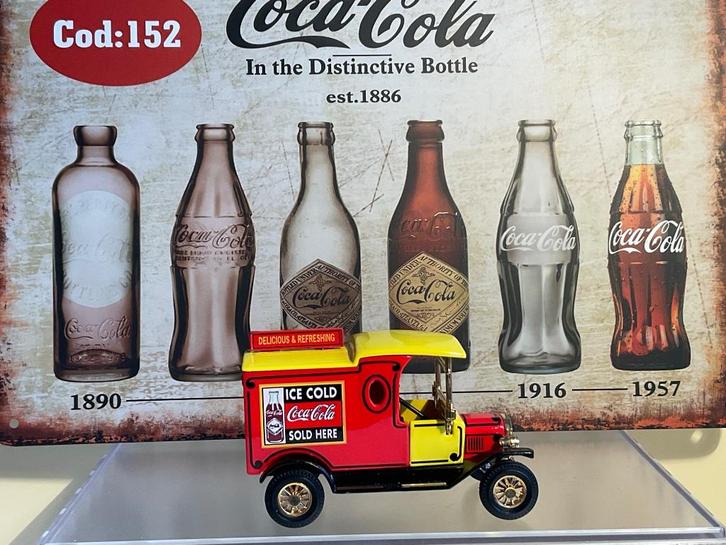 Matchbox Collectibles Yesteryear Ford T 1912 Coca Cola mbc, Hobby en Vrije tijd, Modelauto's | 1:43, Zo goed als nieuw, Bus of Vrachtwagen