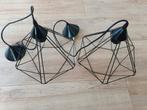 Twee industrial lampen, Huis en Inrichting, Lampen | Hanglampen, Ophalen of Verzenden, Gebruikt, Metaal, Minder dan 50 cm