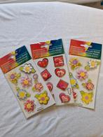 Set van Stickers - Bloemen en Hartjes, Ophalen of Verzenden, Nieuw, Sticker