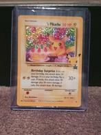 Birthday pikachu celebrations, Hobby en Vrije tijd, Verzamelkaartspellen | Pokémon, Ophalen of Verzenden, Zo goed als nieuw, Losse kaart