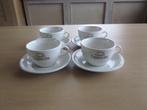 Tams England 4 cappuccino kop D9,5cm H6cm schotels D14,5cm, Huis en Inrichting, Ophalen of Verzenden, Zo goed als nieuw, Effen