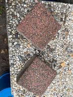 250 rode grindtegels 15x15cm, Tuin en Terras, Grind, Keien en Split, Ophalen of Verzenden, Gebruikt, Overige materialen